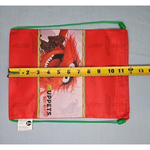 Muppets Most Wanted ANIMAL Lunch Drawstring BagPack Disney Tote Bag 2014 - Picture 4 of 5